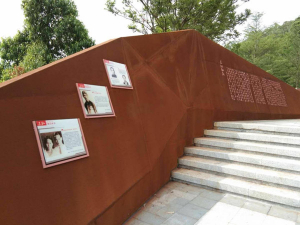 徽州耐候钢挡土墙